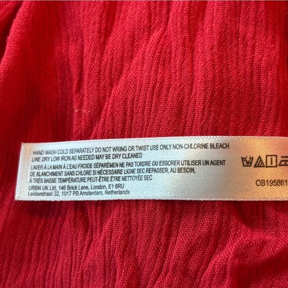 Nwt Free People Lost In Sunset Maxi Dress Red Heart Eyes - Picture 5 of 6